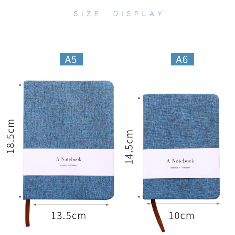 Fabric Cloth Cover Notebook A5 - огляд і ціна Notebook Dotted A5
