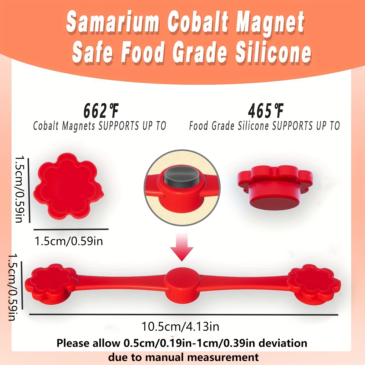Air Fryer Magnet Silicone Buck - огляд і ціна Paperclip Magnetic Set