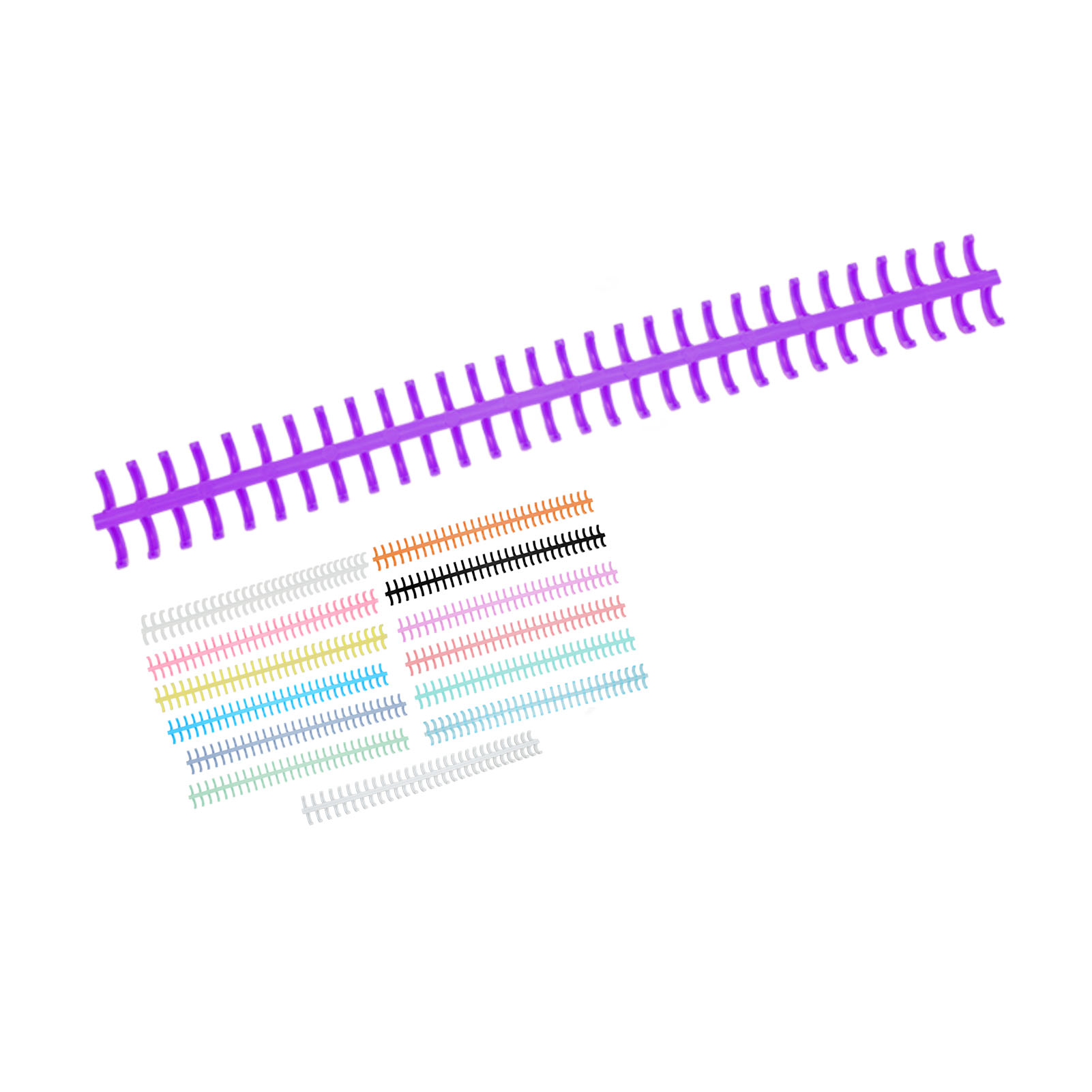 10PCS 30 Hole Loose Leaf Bindi - огляд і ціна Binding Comb Plastic