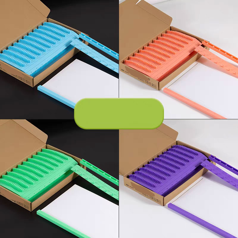 50pcs 10 Holes PVC Binding Str - огляд і ціна Binding Comb Plastic