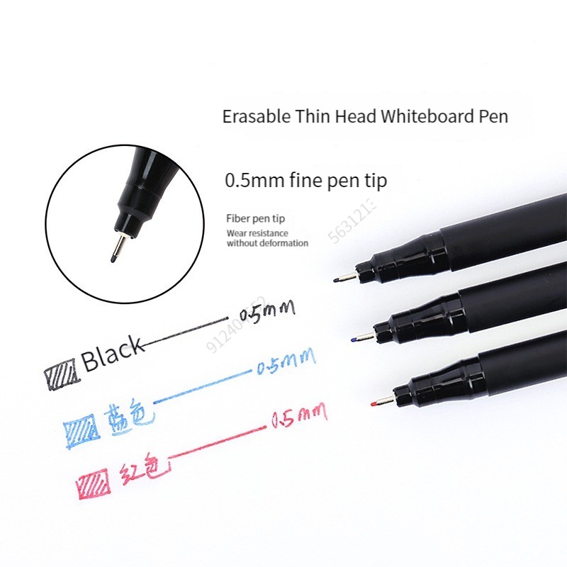 1/3PCS 0.5mm Dry Erase Art Mar - огляд і ціна Whiteboard Marker Set