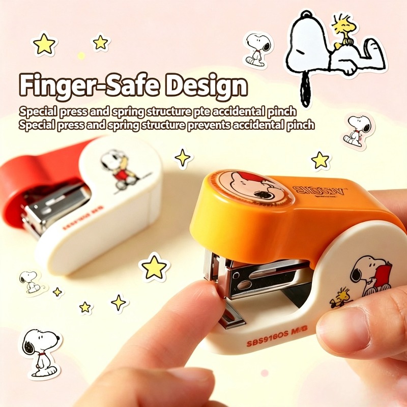 Snoopy Anime Figure Mini Stapl - огляд і ціна Office Supply Office Stationery Items