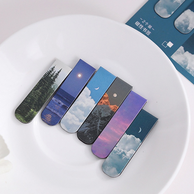2Pcs/Set Magnetic Bookmarks Be - огляд і ціна Paperclip Magnetic Set
