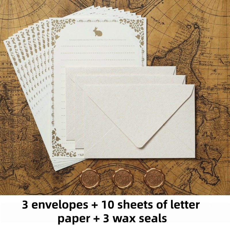 16PCS Vintage Linen Envelopes  - огляд і ціна Letter Envelope Kraft