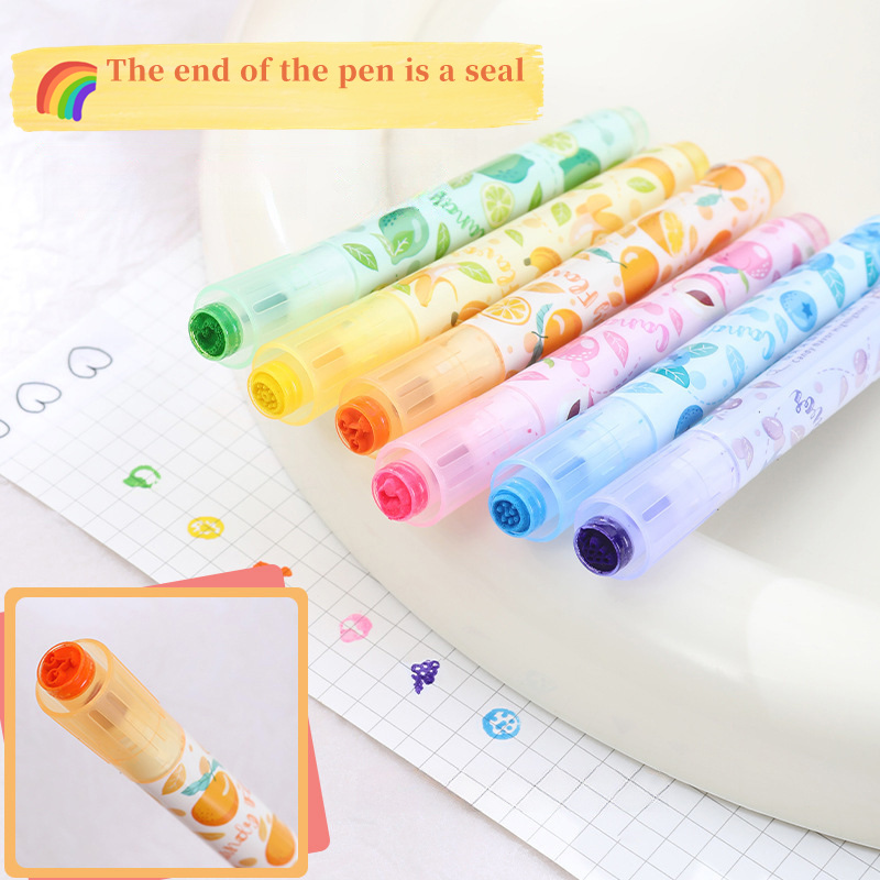 Creative Fruit Scented Highlig - огляд і ціна Highlighter Set Pastel