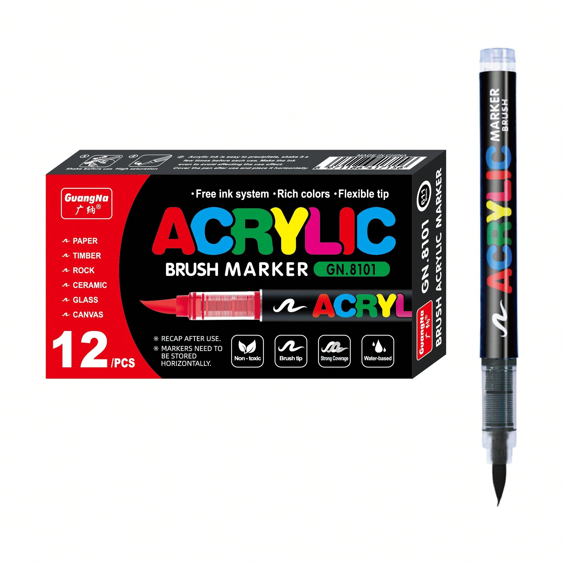 12 Pcs Black/White Premium Sof - огляд і ціна Whiteboard Marker Set