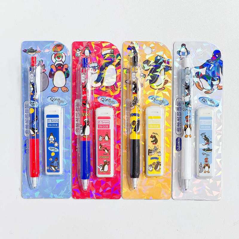 4/24pcs Kawaii Pingu Mechanica - огляд і ціна Mechanical Pencil Lead