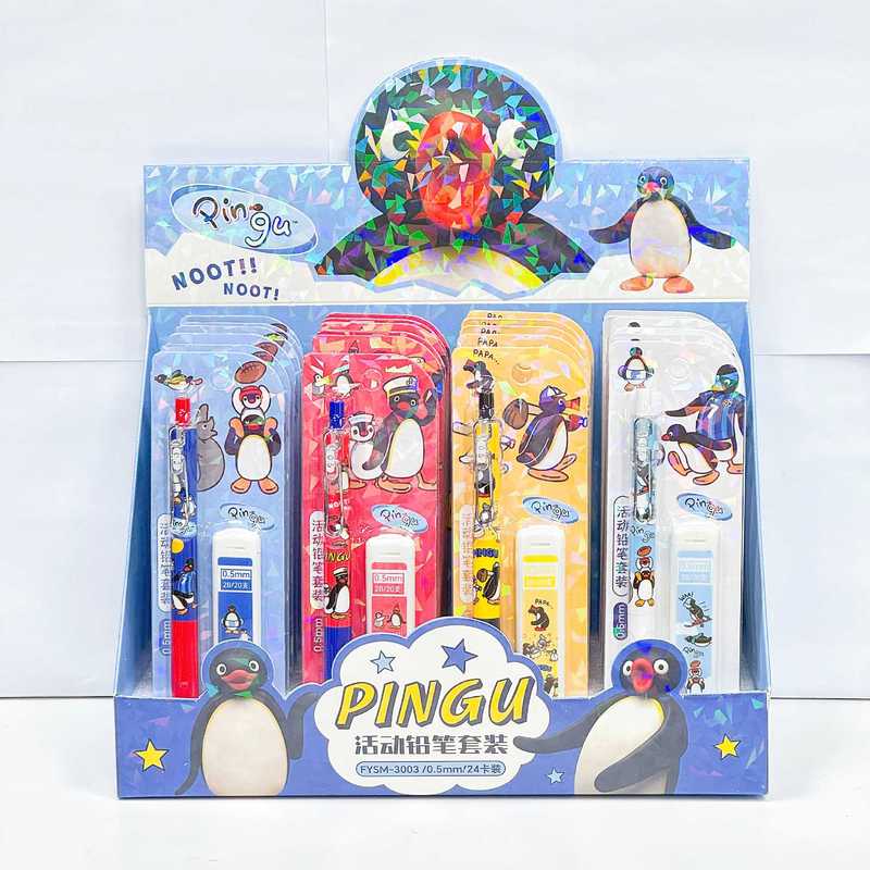 4/24pcs Kawaii Pingu Mechanica - огляд і ціна Mechanical Pencil Lead
