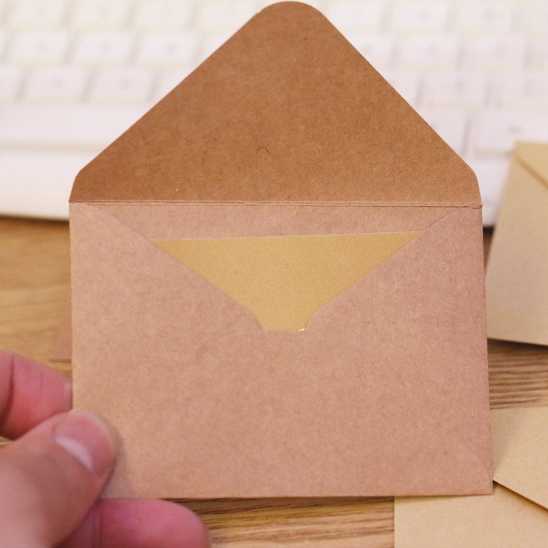 (10 Pieces/Lot) 10*7CM Color M - огляд і ціна Letter Envelope Kraft
