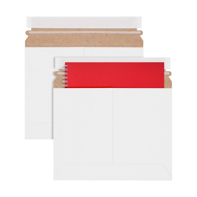 25Pcs White Rigid Mailers Stay - огляд і ціна Letter Envelope Kraft
