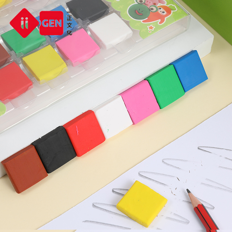 8 PCS/Lot High Quality Candy C - огляд і ціна Rubber Eraser Kneaded