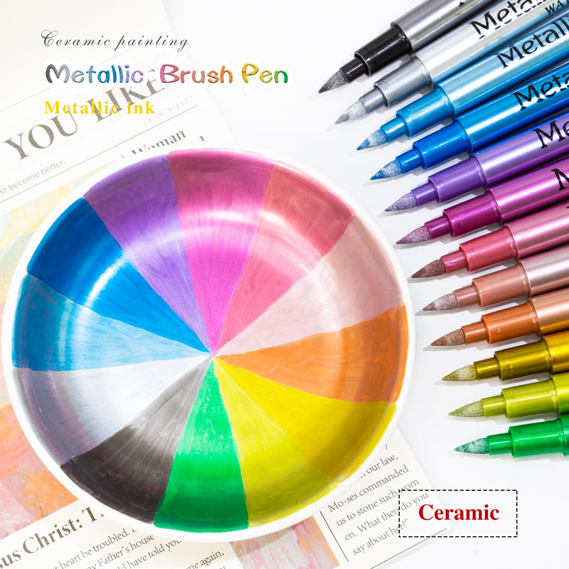 24 Colors Metallic Acrylic Pai - огляд і ціна Whiteboard Marker Set
