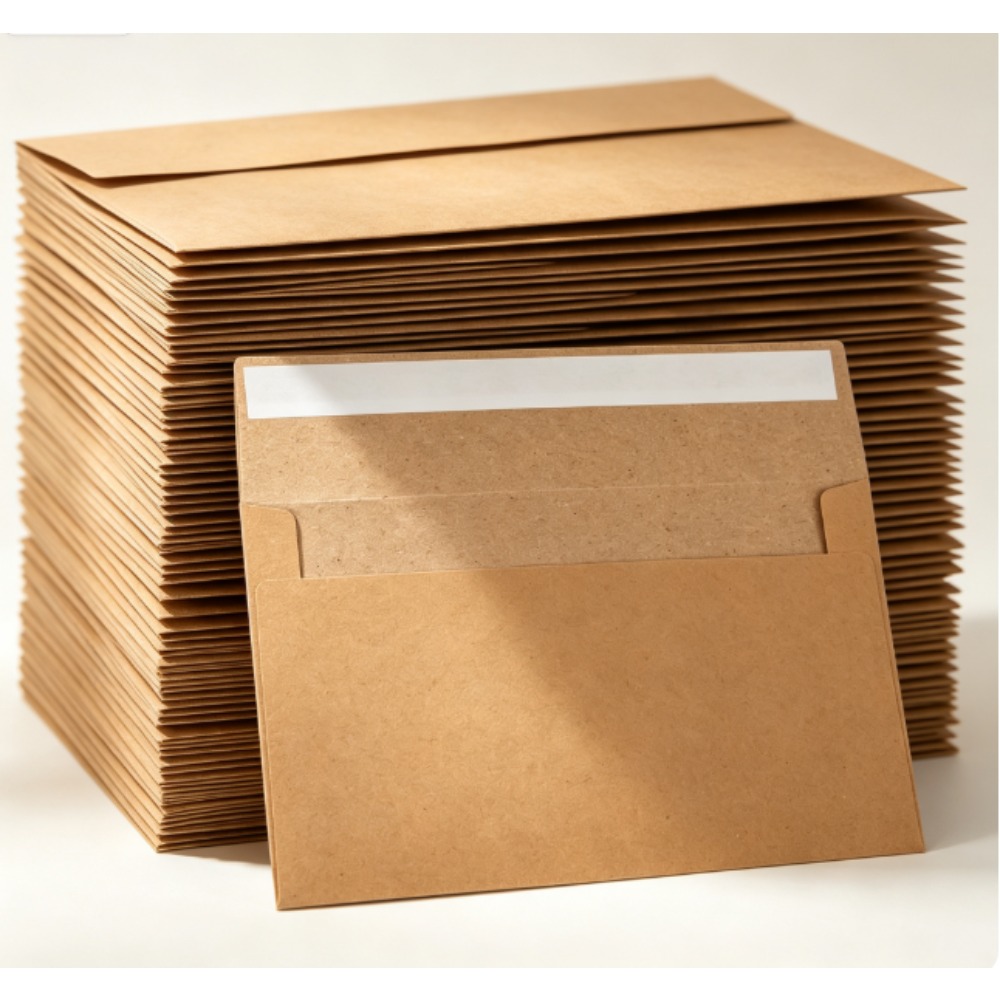 50-pack kraft paper envelopes  - огляд і ціна Letter Envelope Kraft