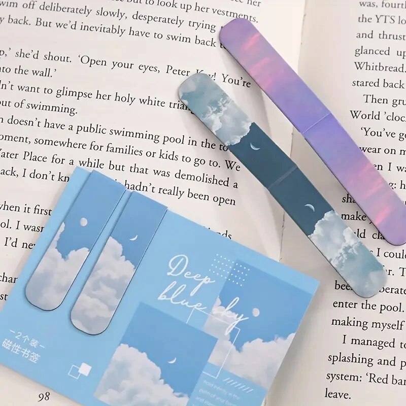 2Pcs/Set Magnetic Bookmarks Be - огляд і ціна Paperclip Magnetic Set