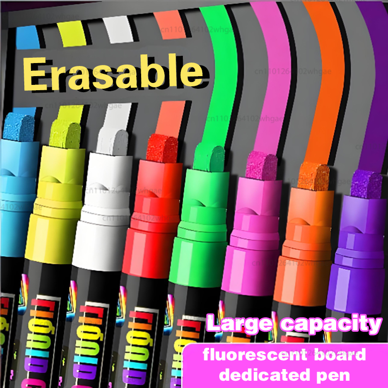 8Color 8mm Liquid Chalk Erasab - огляд і ціна Highlighter Set Pastel