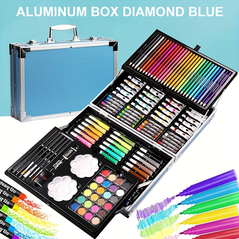 Art Supplies, 145 Pack Paintin - огляд і ціна Highlighter Set Pastel