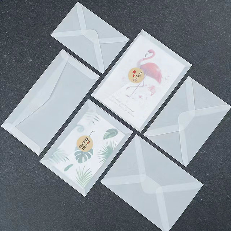50pcs Translucent Blank Envelo - огляд і ціна Letter Envelope Kraft