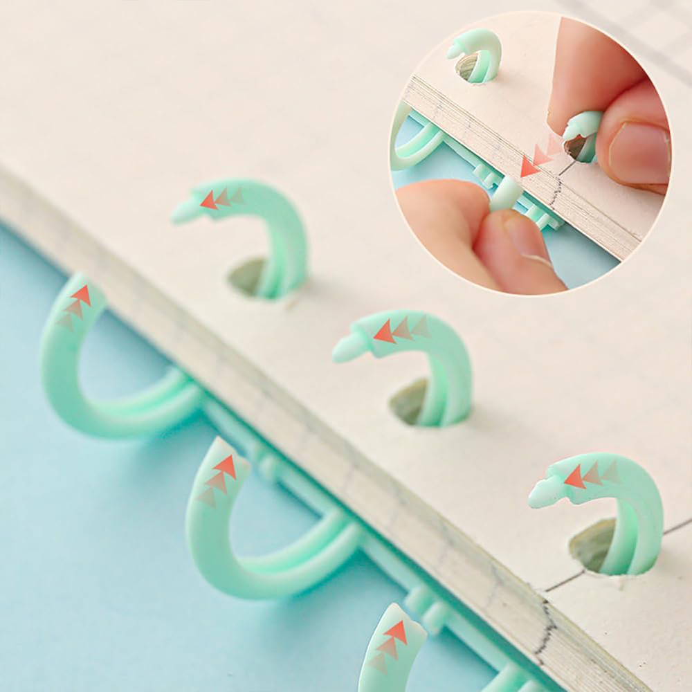 5/10Pcs Loose Leaf Binder Ring - огляд і ціна Binding Comb Plastic