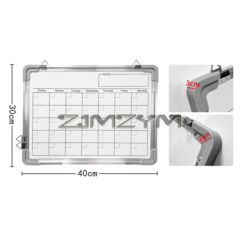 Wall Hanging White Board 40X30 - огляд і ціна Whiteboard Marker Set