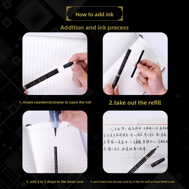 4PCS/SET Calligraphy Art Marke - огляд і ціна Is Stationery Office Supply