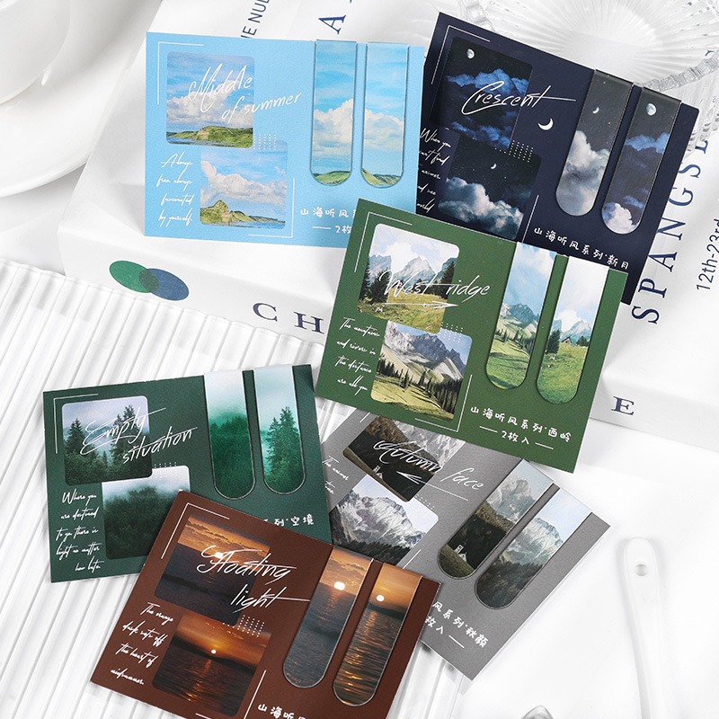 6pcs Magnetic Bookmarks Set Fa - огляд і ціна Paperclip Magnetic Set