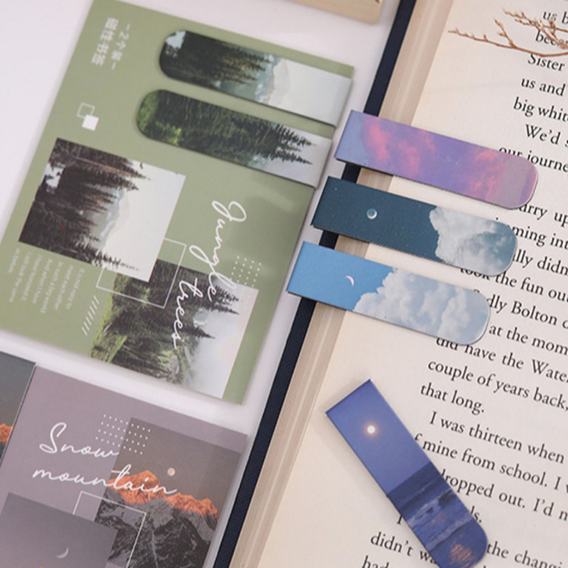 2Pcs/Set Fantasy Clouds Bookma - огляд і ціна Paperclip Magnetic Set