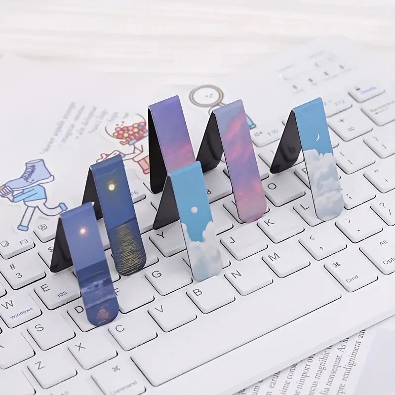 2Pcs/Set Fantasy Clouds Bookma - огляд і ціна Paperclip Magnetic Set