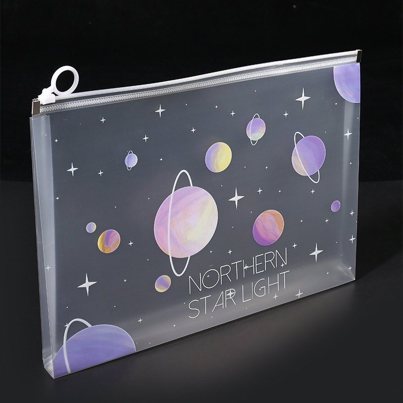 4/12pcs A4 Space Zipper Folder - огляд і ціна Is Stationery Office Supply