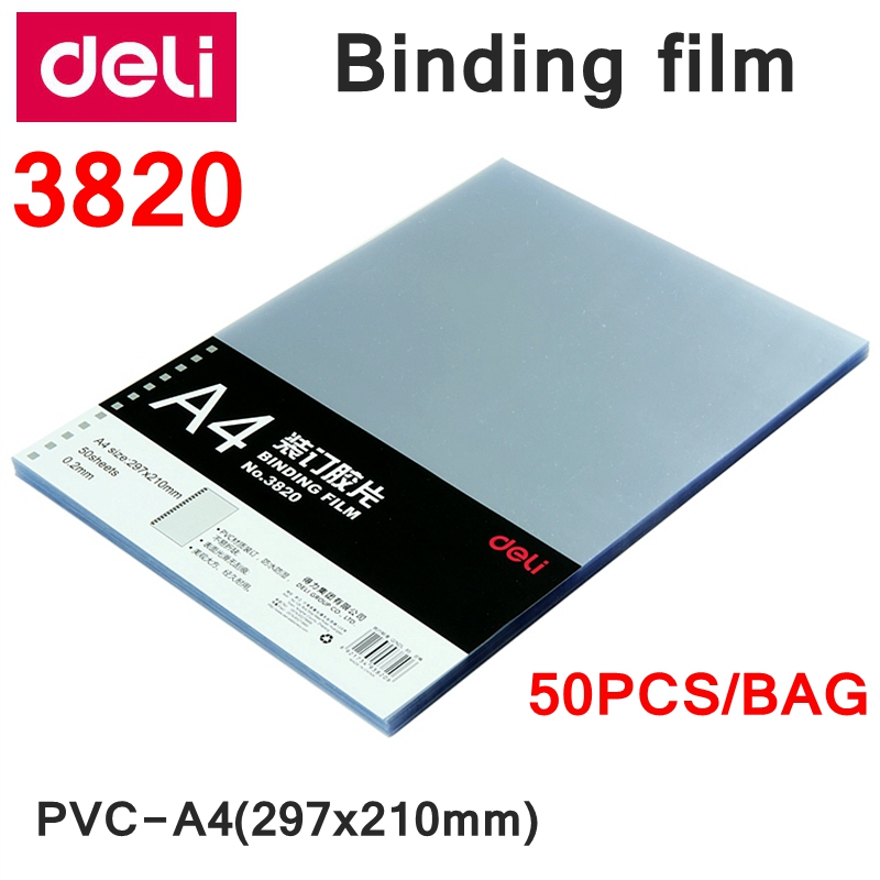 50PCS Deli 3820 A4 PVC Comb Bi - огляд і ціна Binding Comb Plastic