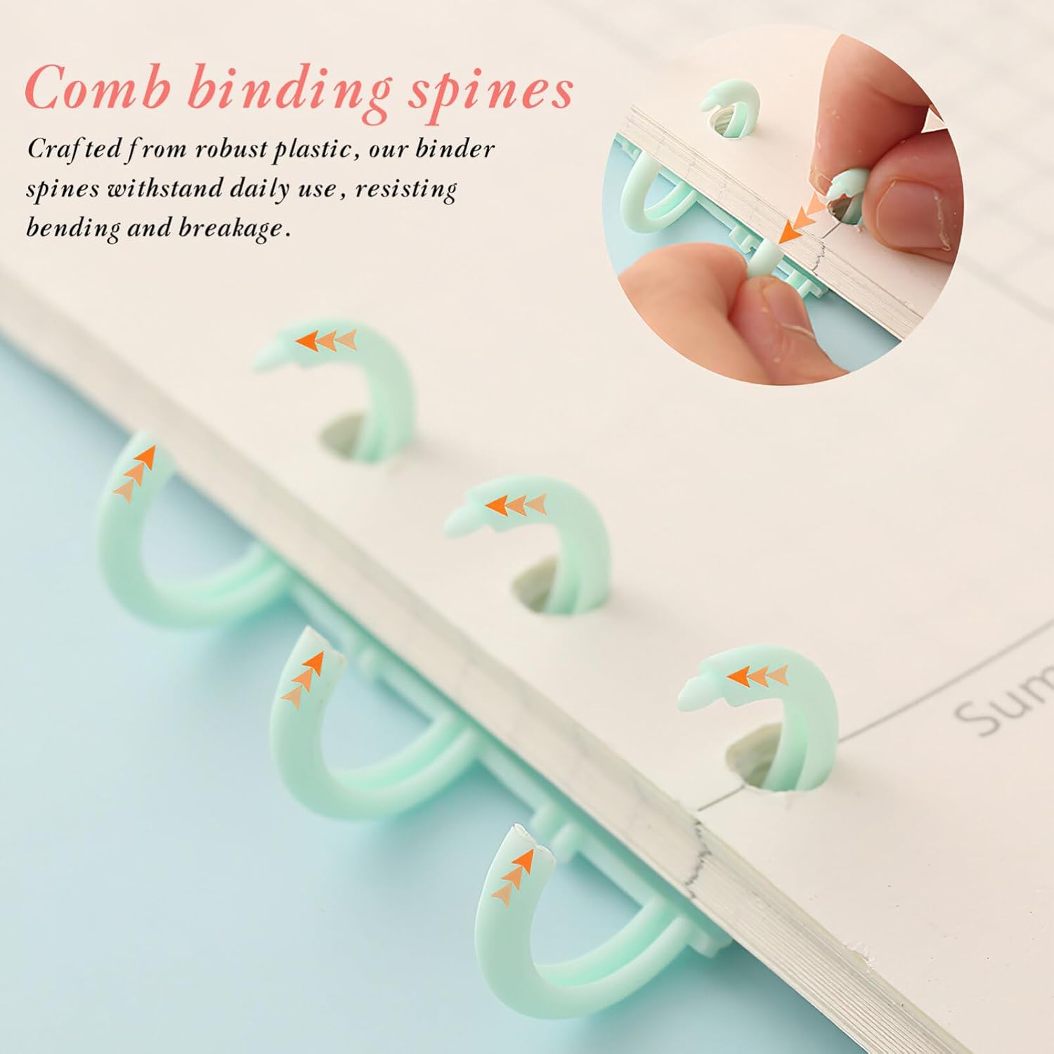 5/10Pcs Comb Binding Spines 30 - огляд і ціна Binding Comb Plastic